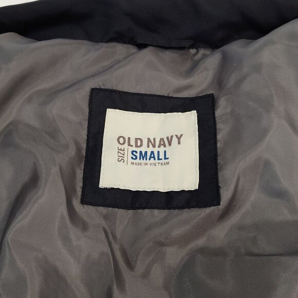 Old Navy Quilted Puffer Vest Sleeveless Small Full Zip Unisex Polyester V/300717 - Picture 3 of 8